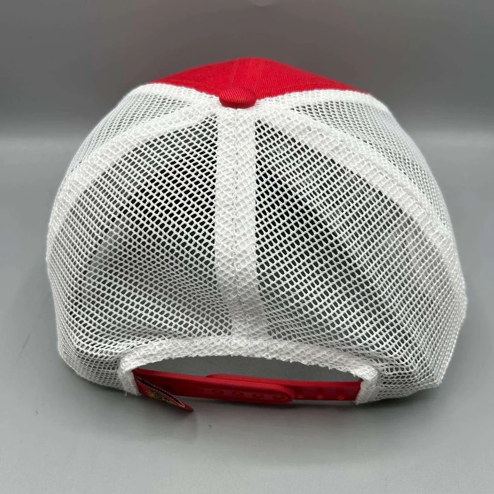 Chicago Blackhawks Trucker Hat Men Red NHL Fanatics Snap Back Cap Cotton New